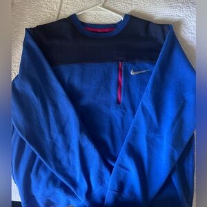 Blue Nike crew neck size XL
